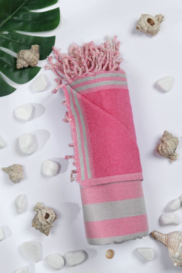 Fouta éponge tissée machine en coton Tunisie