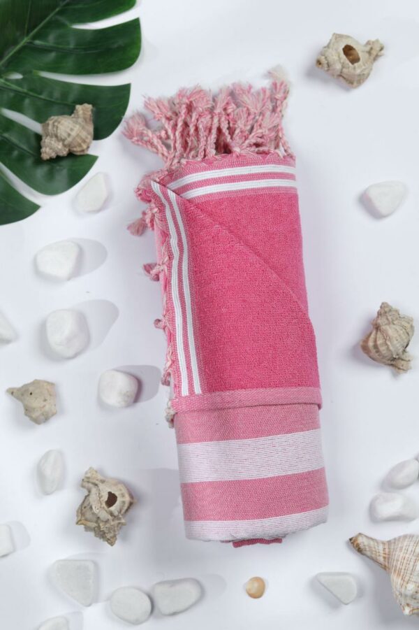 Fouta éponge tissée machine en coton Tunisie