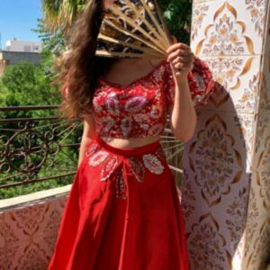 Tabdila traditionnel rouge Tunisie