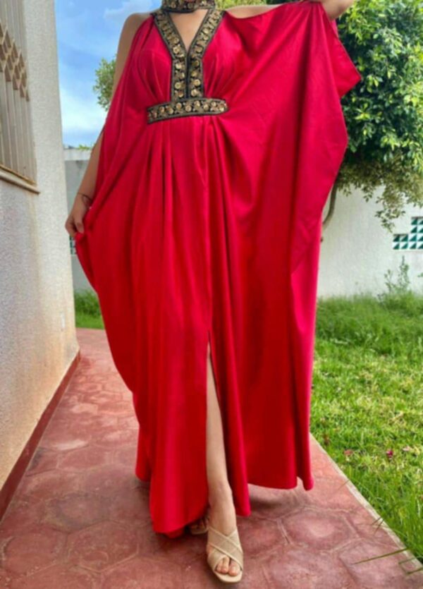 Jebba moderne en satin ozaka Tunisie