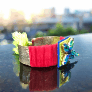 Bracelet en cuivre Brodé à la main Tunisie