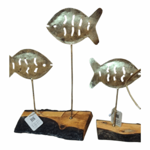 Objet de décoration en cuivre, poisson Tunisie