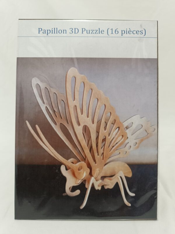Puzzle 3D papillon 16 pièces Tunisie