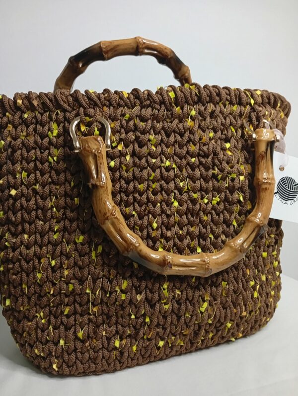 sac en crochet marron Tunisie