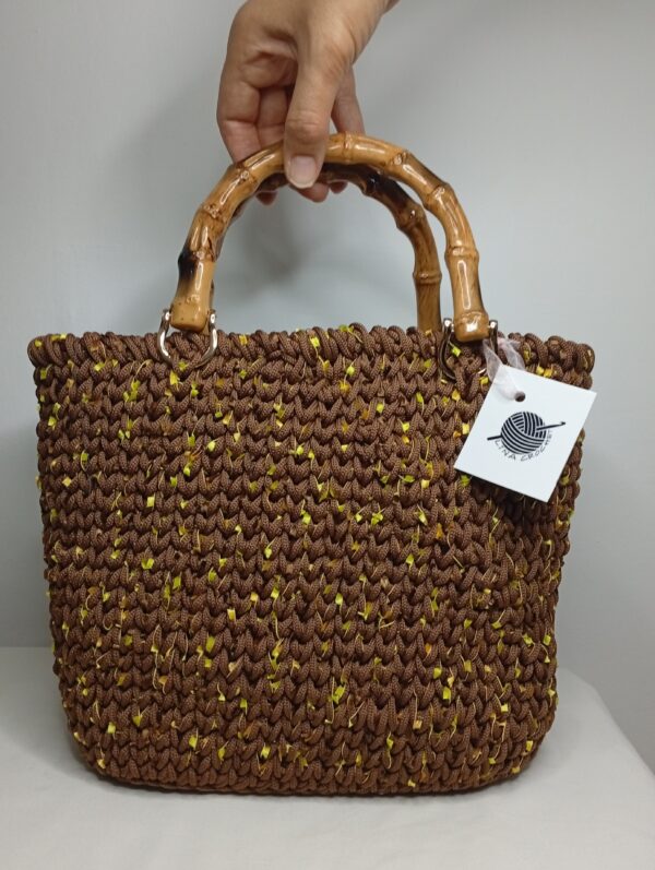sac en crochet marron Tunisie