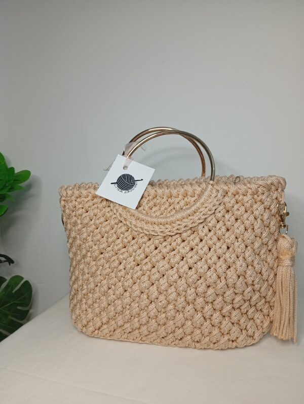 Sac en crochet beige Tunisie