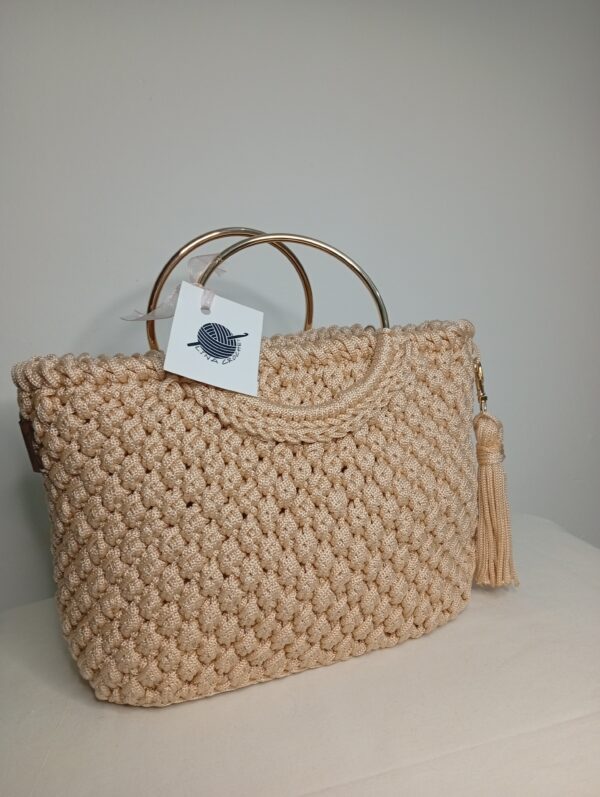 Sac en crochet beige Tunisie