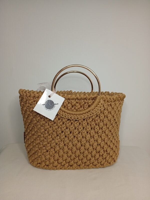 sac en crochet caramel Tunisie