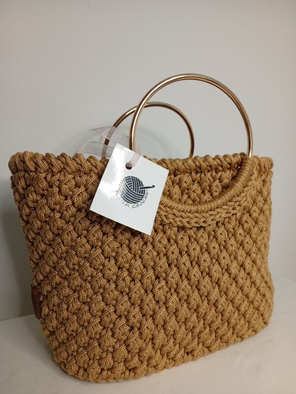 sac en crochet caramel Tunisie