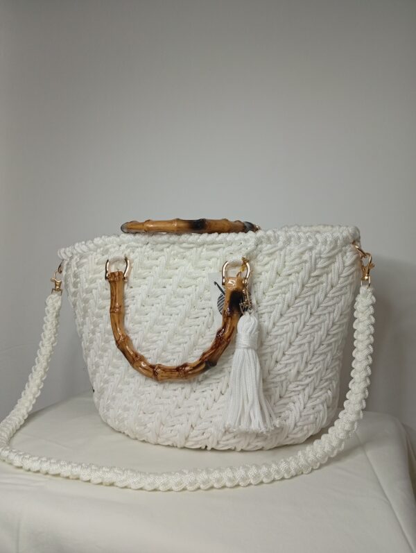 couffin au crochet blanc Tunisie