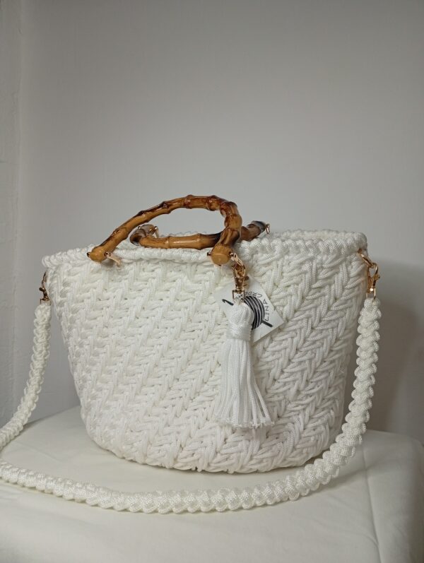 couffin au crochet blanc Tunisie