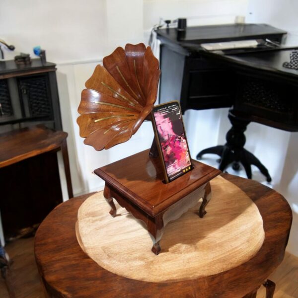 Amplificateur Gramophone acoustique handmade pour mobile Tunisie
