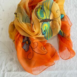 Foulard Hand made Silk by Hela Tunisie