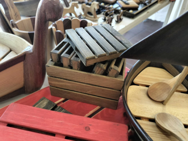 Sous-tasse Forme mini palette en bois Tunisie