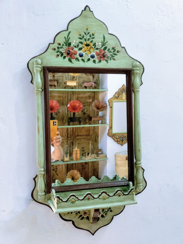 Mirroir Artisanale Style Étagère Tradinonnelle "marfaa" Tunisien Tunisie