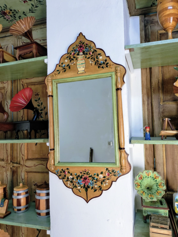 Mirroir Artisanale Style Étagère Tradinonnelle "marfaa" Tunisien Tunisie