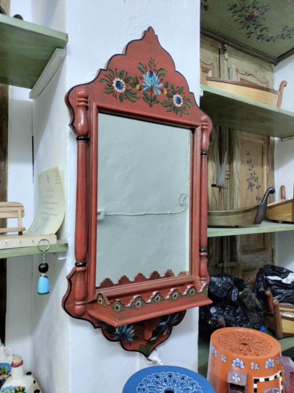 Mirroir Artisanale Style Étagère Tradinonnelle "marfaa" Tunisien Tunisie