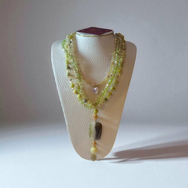Collier jaune citron 165d Tunisie