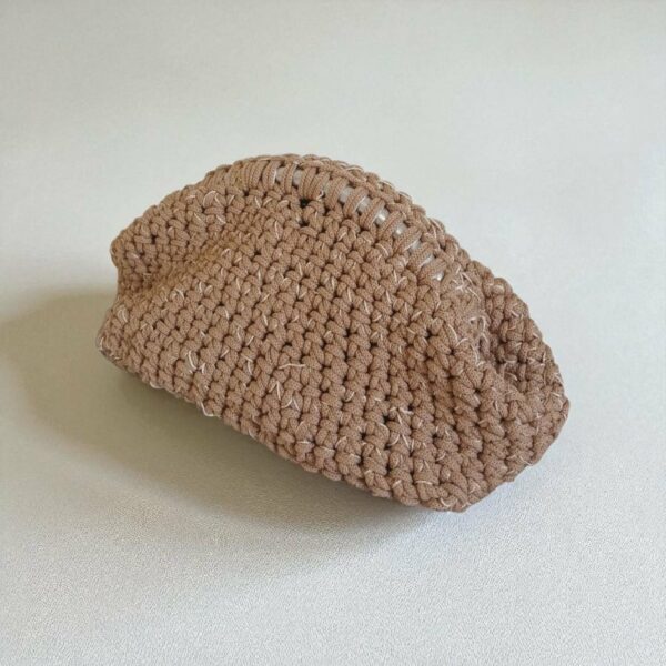 Sac en crochet caramel doré Tunisie