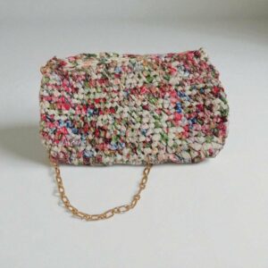 Sac à main en crochet moussline multicolore Tunisie