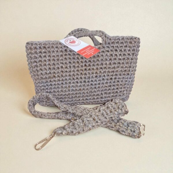Sac combo doré argent Tunisie