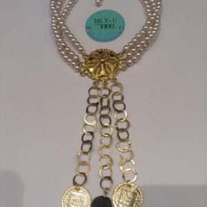 Collier traditionnel avec khomsa aanbar Tunisie