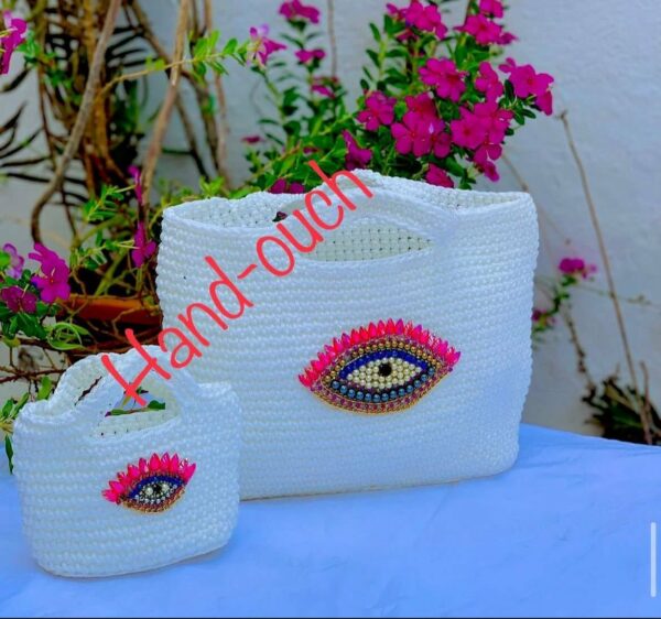 Sac en Crochet telle mère telle fille crochet Tunisie