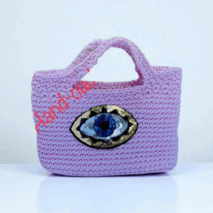 Sac la vie en rose crochet Tunisie