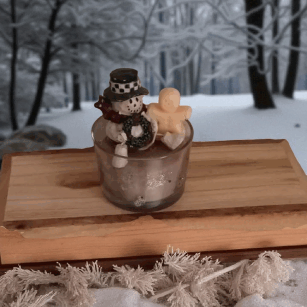 Bougie Bonhomme de Neige Tunisie