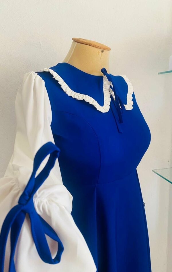 Robe avec manche chemisier chic Tunisie