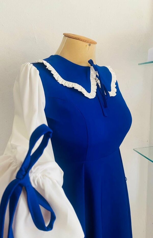 Robe avec manche chemisier chic Tunisie