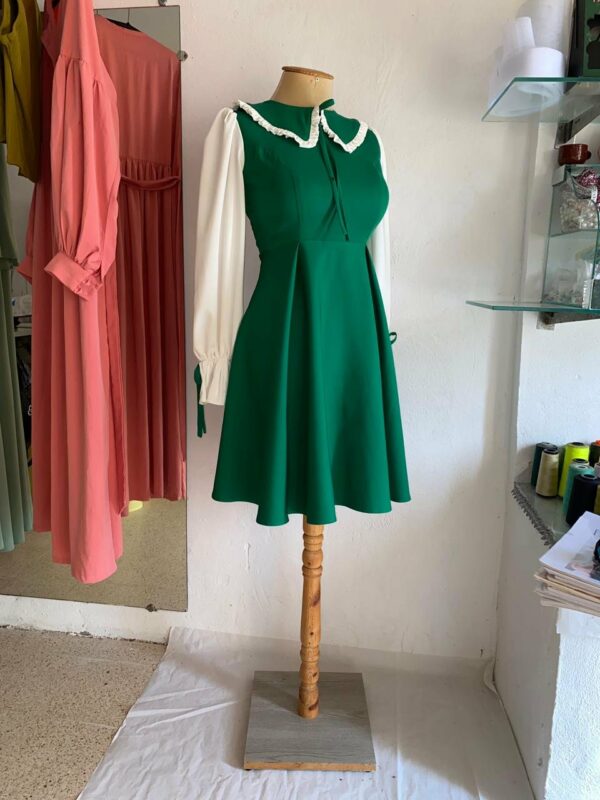 Robe avec manche chemisier chic Tunisie