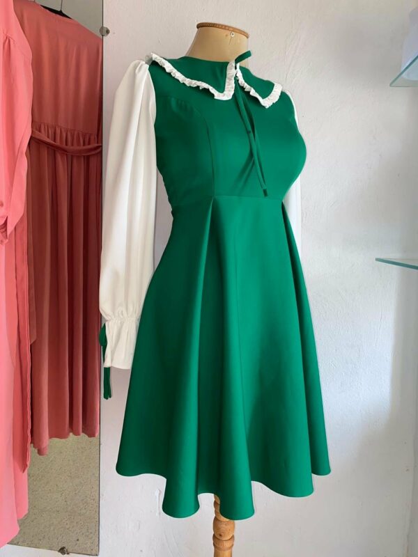 Robe avec manche chemisier chic Tunisie