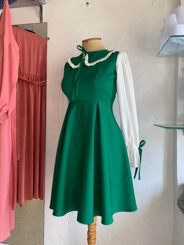 Robe avec manche chemisier chic Tunisie