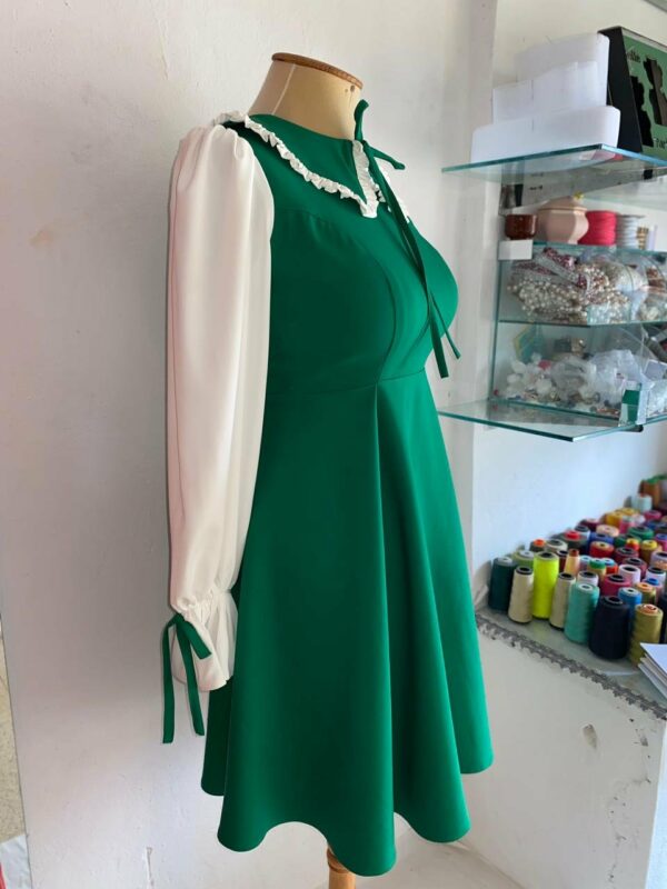 Robe avec manche chemisier chic Tunisie