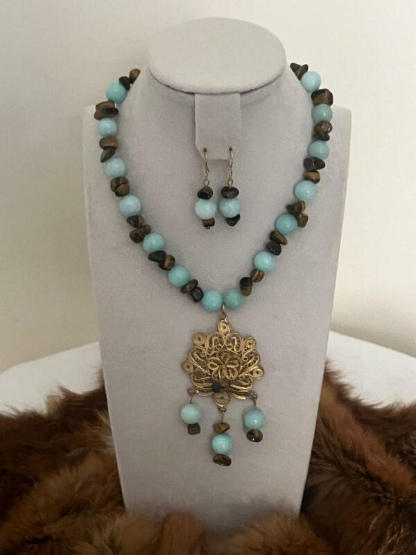 Parure agate et œil 👁️ de tigre Tunisie