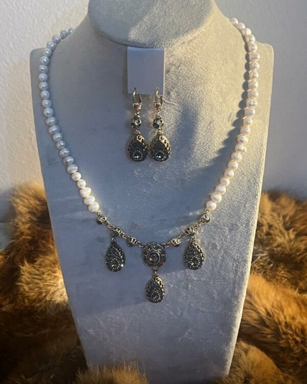Parure Chichkhane avec perle de culture Tunisie