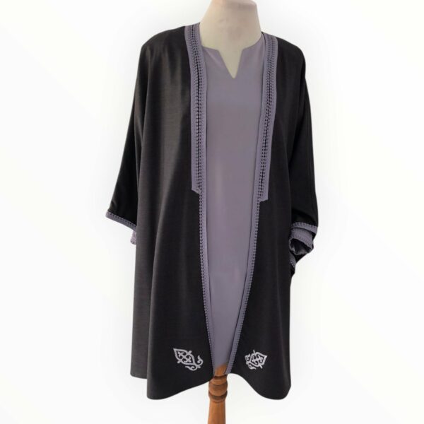 Robe avec manches doublées en tissu satin de soie Tunisie
