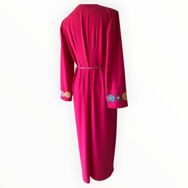 Djebba rose satin de soie Tunisie