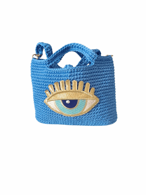 Sac au crochet Bleu Handmade Tunisie