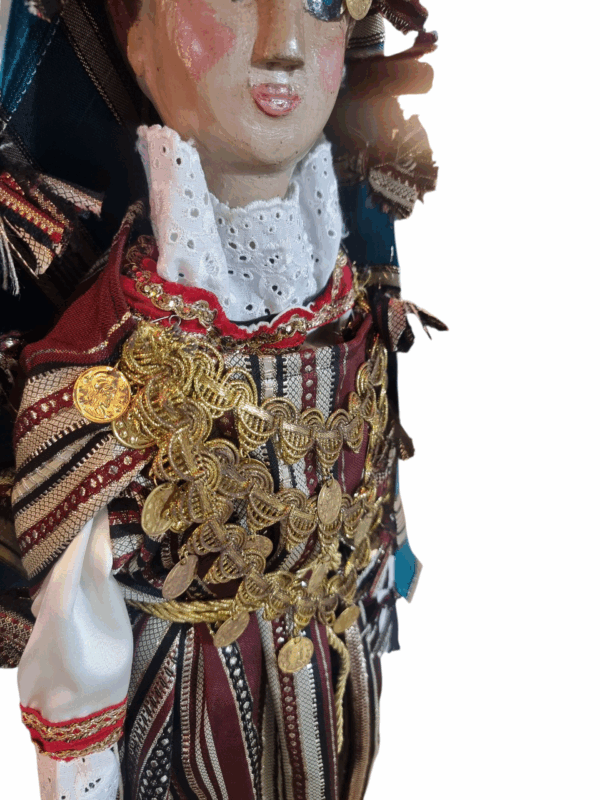 Marionette la Bedouine abat Jour antique revisité Tunisie