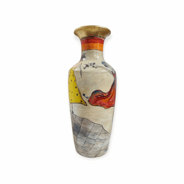 Vase artistique peinture à la main Tunisie