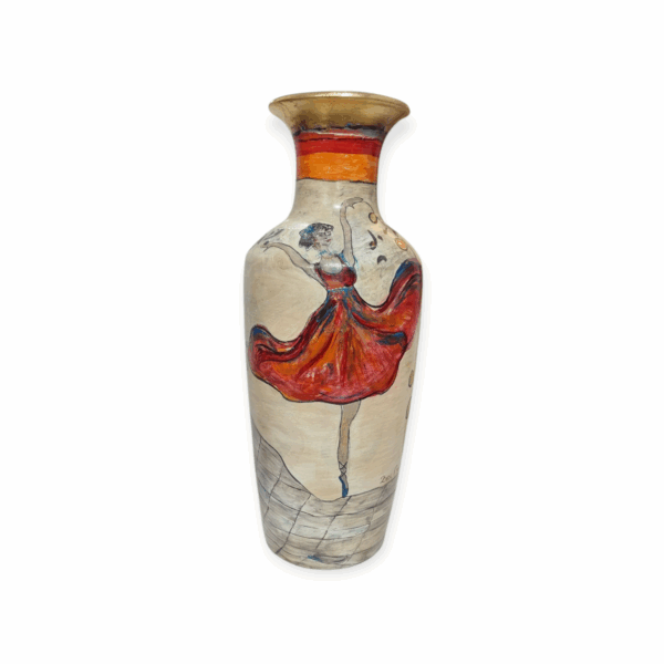Vase artistique peinture à la main Tunisie
