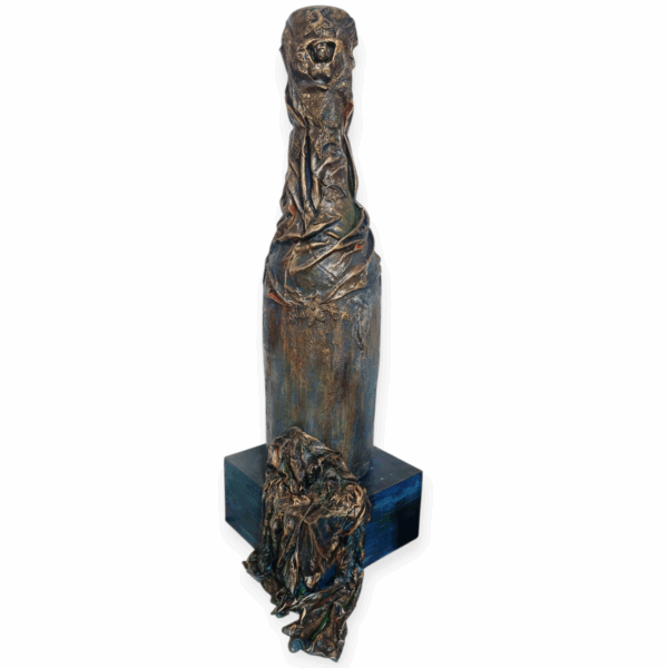 Grand vase artistique scuplte à la main pièce unique Tunisie