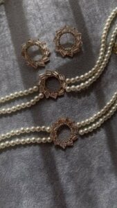 Parure de perles à double rang 5 en Tunisie Parure de perles à double rang Tunisie