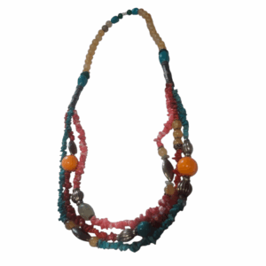 Collier style afro multicolore Tunisie