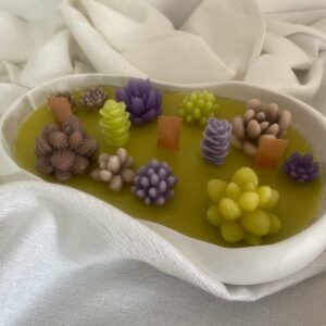 Bougie cactus soya Wax grand model Tunisie