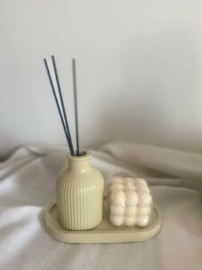 Pack plâtre + bougie parfumée Tunisie