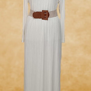 Robe blanche en laine Tunisie