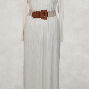 Robe blanche en laine Tunisie